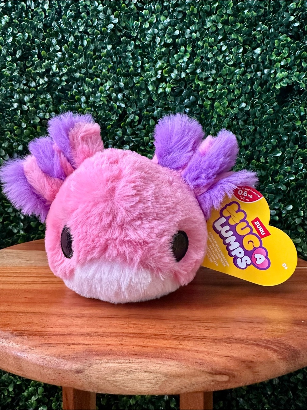 Zuru Hug-A-Lumps Fuzzy Ally the Axolotl Weighted Plush